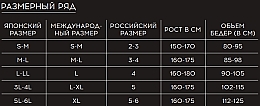 Колготки з плетінням антистрілка "Manzoku", 110 DEN, сірі - Fukuske — фото N5