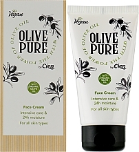 Зволожувальний крем для всіх типів шкіри - Cien Olive Pure Face Cream — фото N2