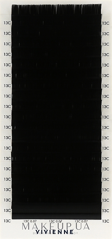 УЦЕНКА Накладные ресницы "Elite", черные, 20 линий (0,07, C, 13), экоупаковка - Vivienne * — фото N1