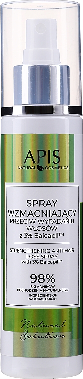 Зміцнювальний спрей для волосся - APIS Professional Natural Solution Hair Mist