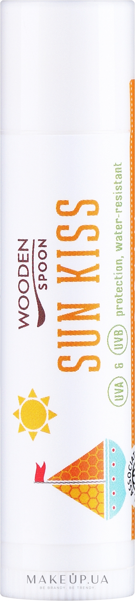 Защитный бальзам для губ - Wooden Spoon Sun Kiss Lip Balm SPF45 — фото 4.3ml