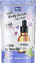 Парфумерія, косметика Скраб-сіль для тіла з гіалуроновою кислотою та олією чайного дерева - Yoko Gold Salt Body Scrub Ultra HYA8
