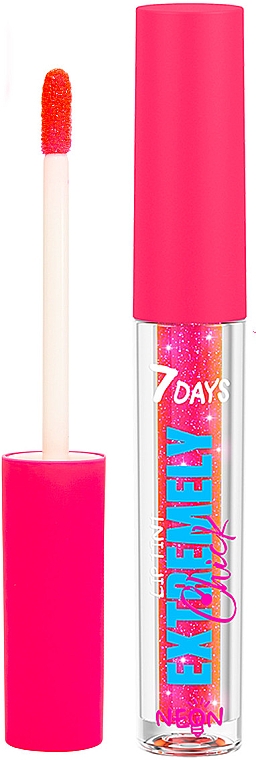 Тинт для губ с эффектом свечения под ультрафиолетом - 7 Days UVglow Neon Extremely Chick Lip Tint