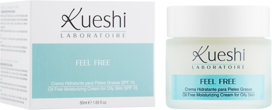 Крем для жирної шкіри обличчя - Kueshi Feel Free Crema Pieles Grasas Oil Free