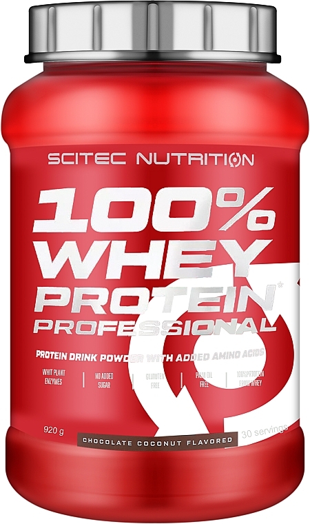 Протеин - Scitec Nutrition 100% Whey Protein Professional Chocolate Coconut — фото N1