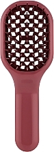 Расческа для волос, розовая - Janeke Curvy Superbrush — фото N1
