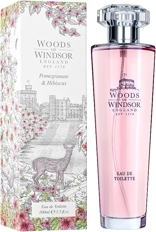 Woods of Windsor Pomegranate & Hibiscus - Туалетная вода — фото N2