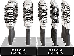 Набір щіток для волосся, 18 шт. - Olivia Garden Essential Blowout Classsic Display — фото N1