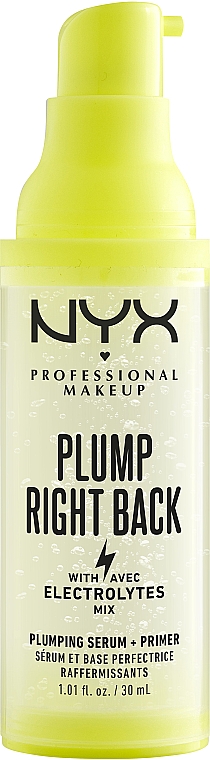 Праймер-сироватка - NYX Professional Makeup Plump Right Back — фото N3