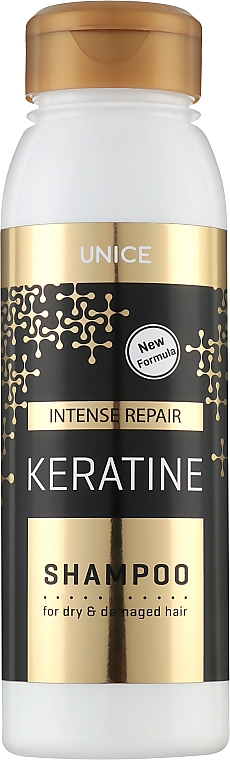 Відновлювальний шампунь для волосся з кератином - Unice Intense Repair Keratine Shampoo — фото N1