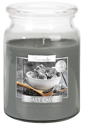 Ароматическая премиум-свеча в банке "Соляная пещера" - Bispol Premium Line Scented Candle Salt Cave — фото N1