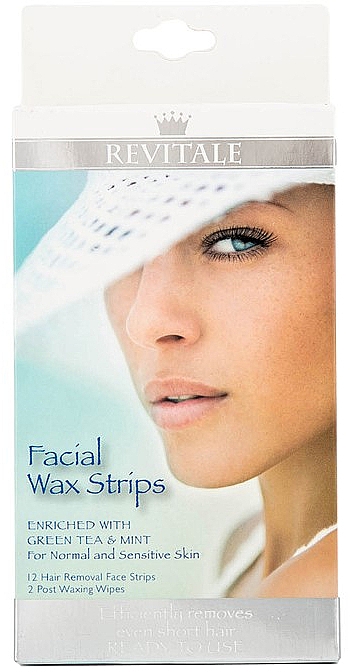 Воскові смужки для депіляції обличчя - Revitale Wax Strips Facial — фото N1