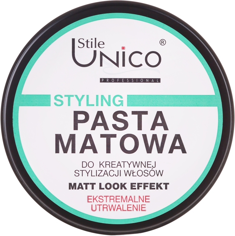 Паста для укладки волос - Tenex Stile Unico Pasta — фото N1