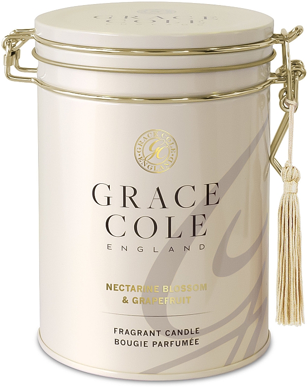 Ароматизована свічка - Grace Cole Boutique Nectarine Blossom & Grapefruit Fragrant Candle — фото N1