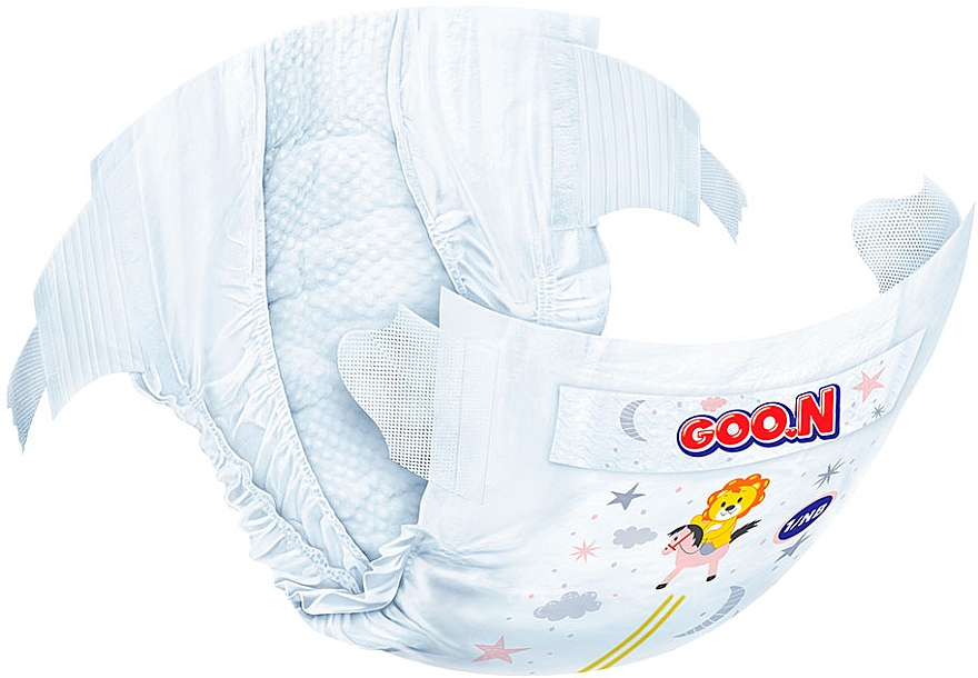 Подгузники для детей "Premium Soft" размер S, 4-8 кг, 70 шт. - Goo.N — фото N3