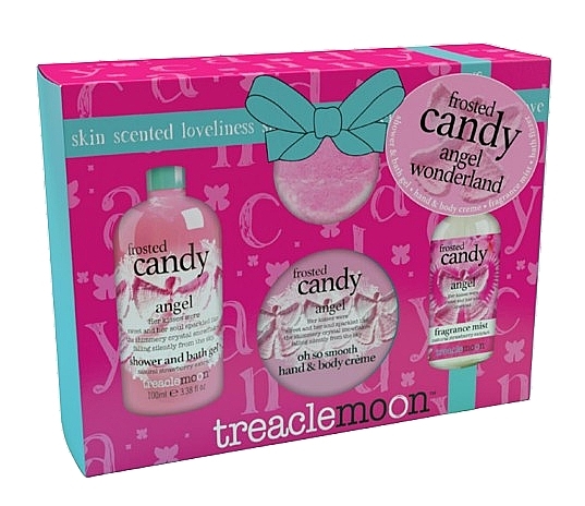 Набір - Treaclemoon Frosted Candy Angel Wonderland (sh/gel/100ml + bath/bomb/80g + b/spray/100ml + b/cr/50g) — фото N1