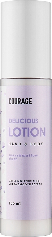 Лосьон для тела "Маршмеллоу" - Courage Delicious Lotion Hand & Body Marshmallow Fluff