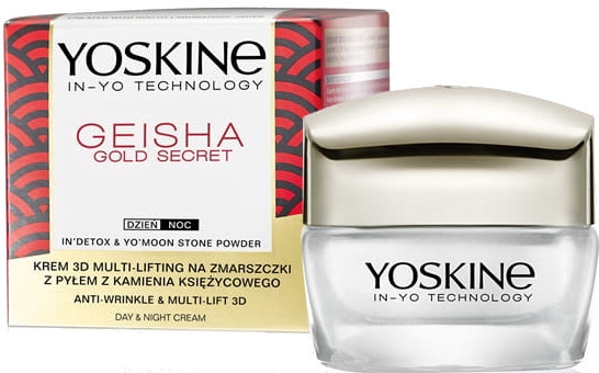 Мультилифтинговый крем против морщин - Yoskine Geisha Gold Secret Anti-Wrinkle & Multi-Lift 3D Cream