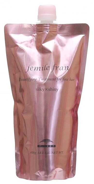 Бальзам-кондиціонер для шовковистого та сяйного волосся - Milbon Jemile Fran Treatment Silky+Shiny (дой-пак) — фото N1