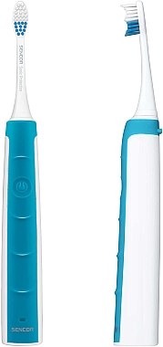 Электрическая зубная щетка, бело-голубая, SOC 1102TQ - Sencor — фото N2