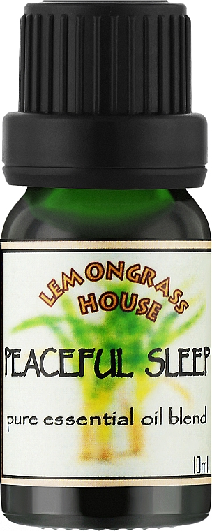 Смесь эфирных масел "Спокойной ночи" - Lemongrass House Peceful Sleep Pure Essential Oil — фото N1