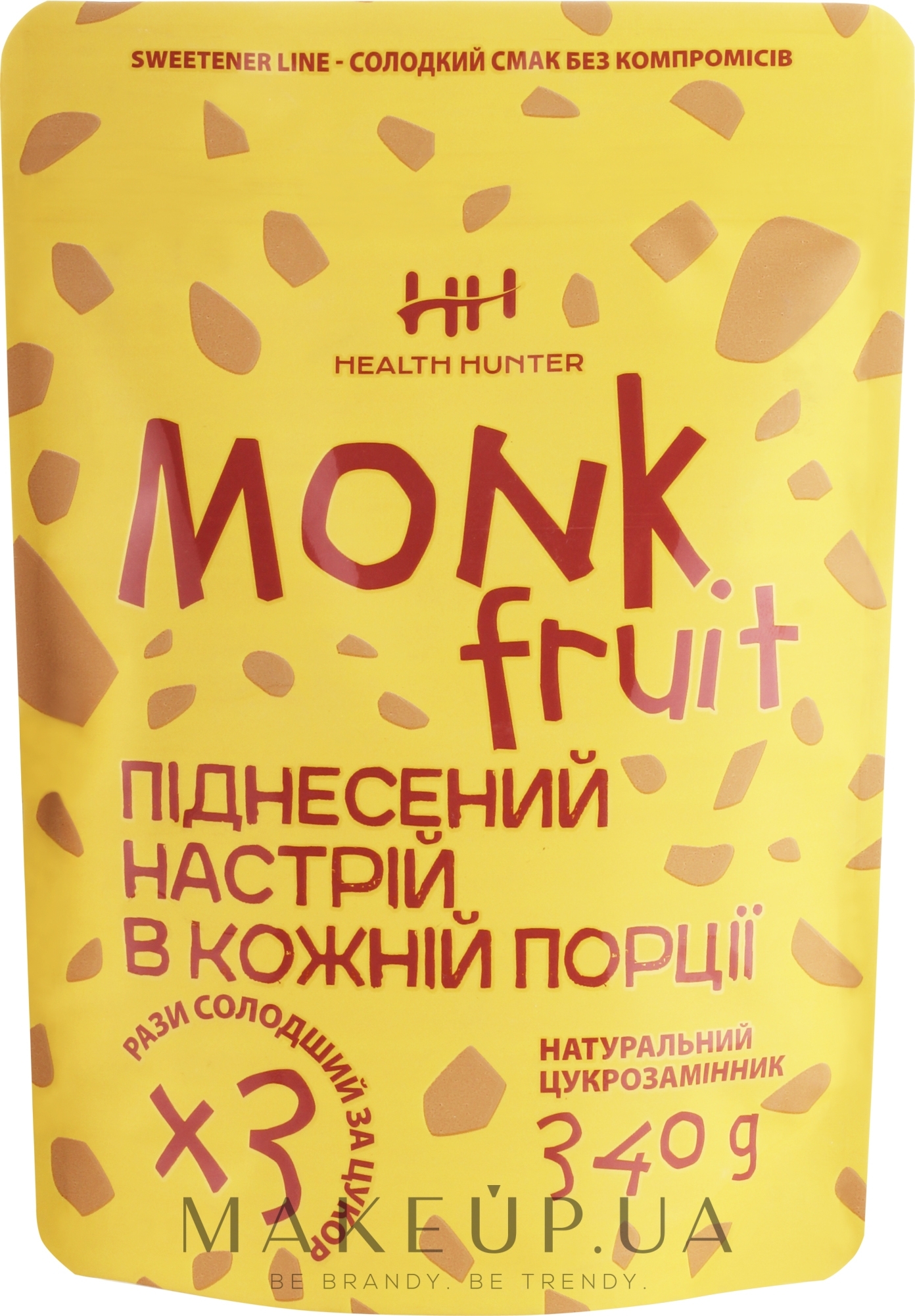 Цукрозамінник "Монк Фрут" (архат) - Health Hunter Monk Fruit — фото 340g