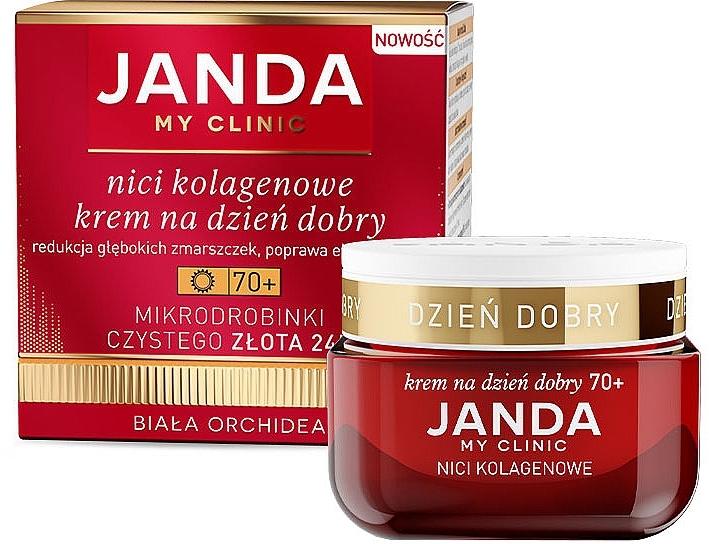Коллагеновый дневной крем для лица 70+ - Janda My Clinic Collagen Threads Day Cream — фото N1