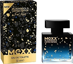 Духи, Парфюмерия, косметика Mexx Black & Gold Limited Edition For Him - Туалетная вода