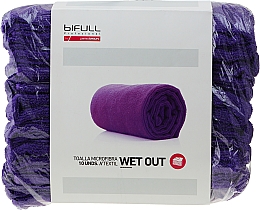 Духи, Парфюмерия, косметика Полотенце с микрофиброй, фиолетовое, 10 шт - Bifull Professional Textil Toalla Microfibra Wet Out Violet