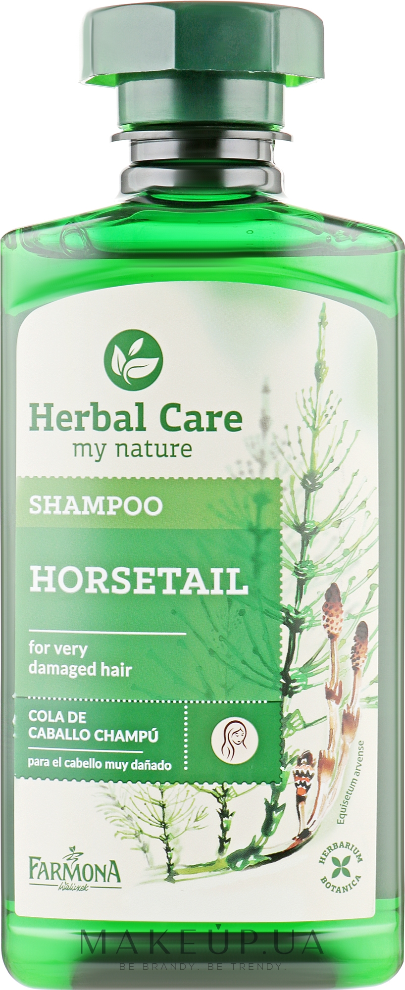 Шампунь для волос "Полевой хвощ" - Farmona Herbal Care Horsetail Shampoo — фото 330ml