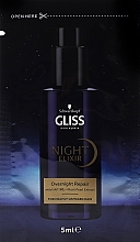 Эликсир для сильно поврежденных волос - Gliss Hair Repair Night Elixir Overnight Repair (пробник) — фото N1