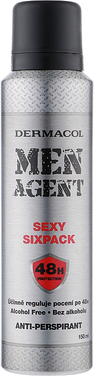 Антиперспірант - Dermacol Men Agent Sexy Sixpack 48H Protection Anti-Perspirant — фото N1