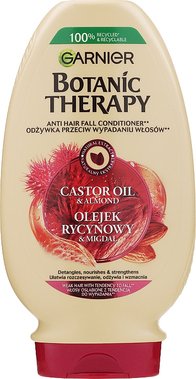 Кондиціонер для волосся  - Garnier Botanic Therapy Castor Oil And Almond — фото N1