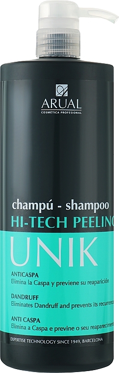 Шампунь-пилинг для волос склонных к появлению перхоти - Arual Unik Hi-Tech Peeling Shampoo — фото N2