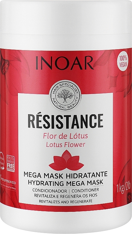 Маска для тонкого волосся "Квітка лотоса" - Inoar Resistance Flor de Lotus — фото N5