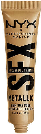 Грим для лица и тела - NYX Professional Makeup SFX Face & Body Paint Metallic — фото N1