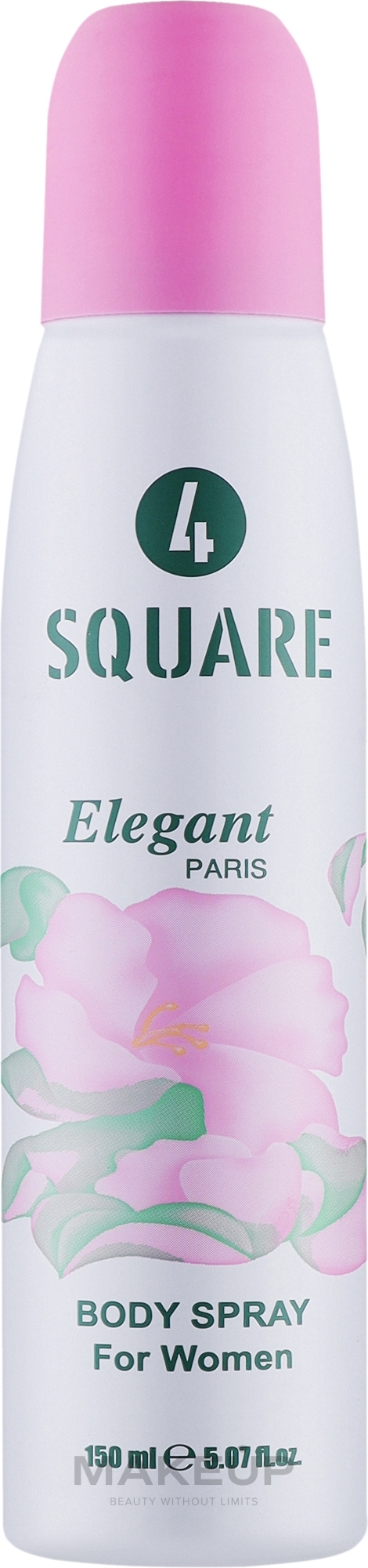 4 Square Elegant - Парфумований дезодорант-спрей — фото 150ml