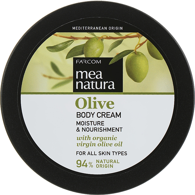 Крем для тела увлажняющий с оливковым маслом - Mea Natura Olive Body Cream