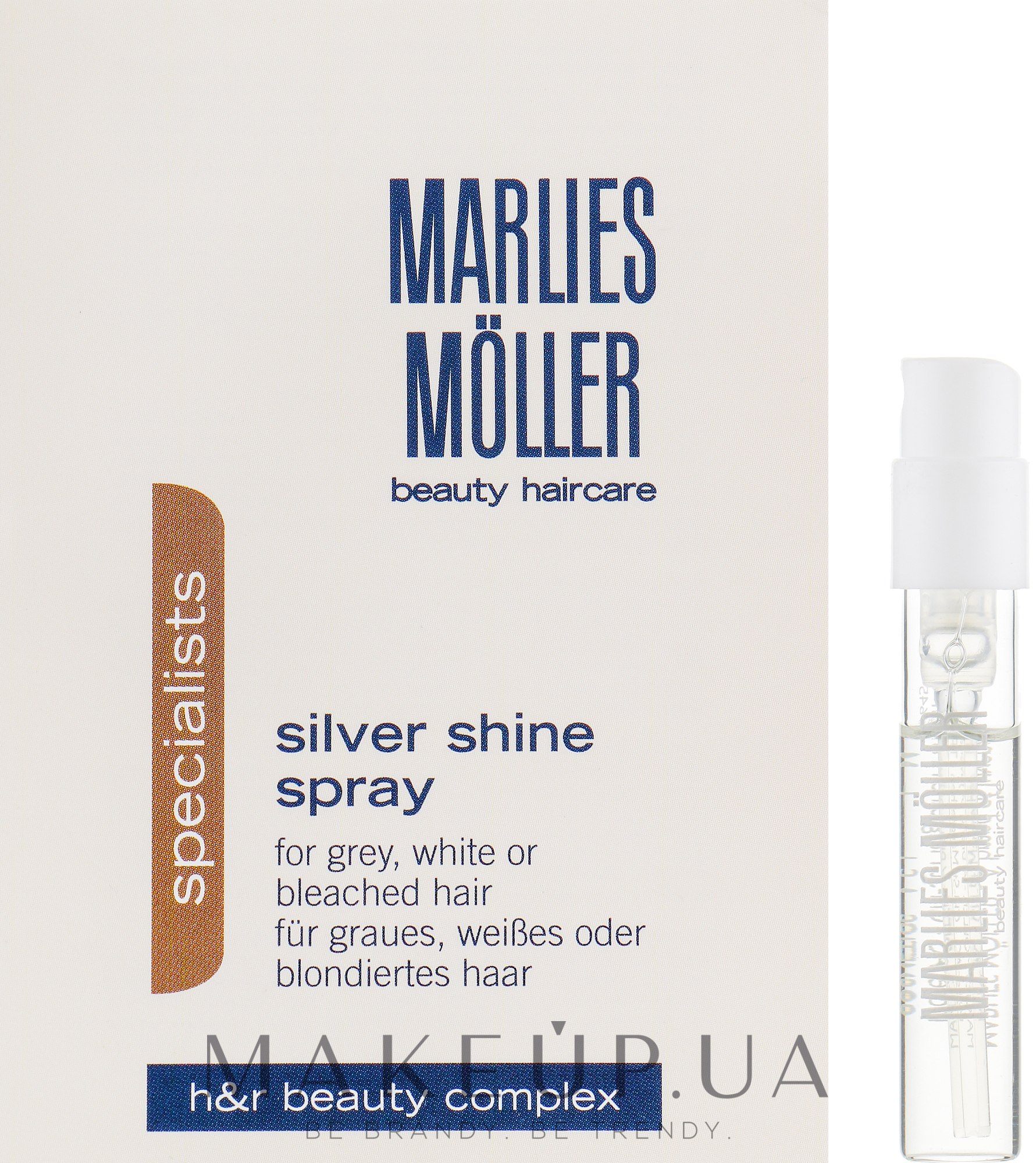 Кондиціонер-спрей для блондинок проти жовтизни волосся - Marlies Moller Specialist Silver Shine Spray (пробник) — фото 1.5ml