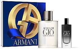 Духи, Парфюмерия, косметика Giorgio Armani Acqua Di Gio Set - Набор (edt/100ml + parfum/15ml)