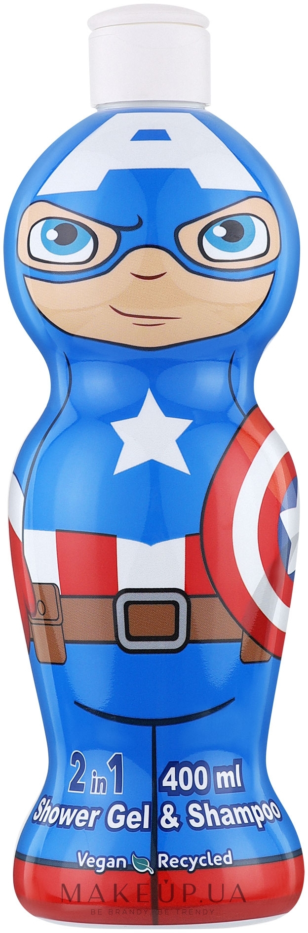 Air-Val International Marvel Captain America - Гель для душа 2 в 1 — фото 400ml