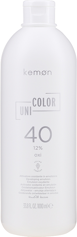 Окислитель универсальный для краски 12% - Kemon Uni.Color Oxi — фото N1
