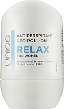 Женский шариковый дезодорант-антиперспирант - Unice Relax — фото N1