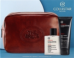 Духи, Парфюмерия, косметика Набор - Collistar Cofanetto Dopobarba Pelli Sensibili (af/shave/balm/100ml + shm/100ml + pouch)