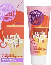 Нормализующий и осветляющий крем для лица - Farmona Tutti Frutti Let`s Face It Normalizing & Brightening Cream — фото N2