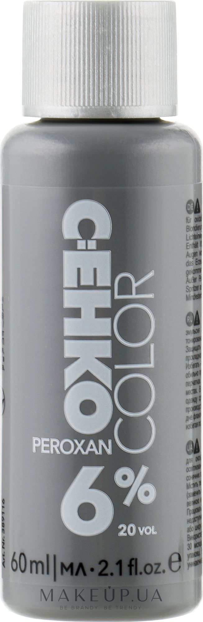 Оксидант - C:EHKO Color Cocktail Peroxan 6% 20Vol. — фото 60ml