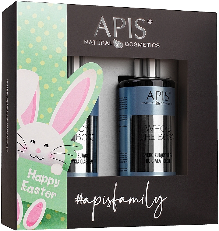 Набір - APIS Professional Happy Easter Who's The Boss (h/cr/300ml + sh/gel/300ml) — фото N1
