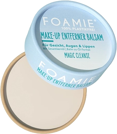 Бальзам для зняття макіяжу - Foamie Magic Cleanse Make-Up Entferner Balsam — фото N1