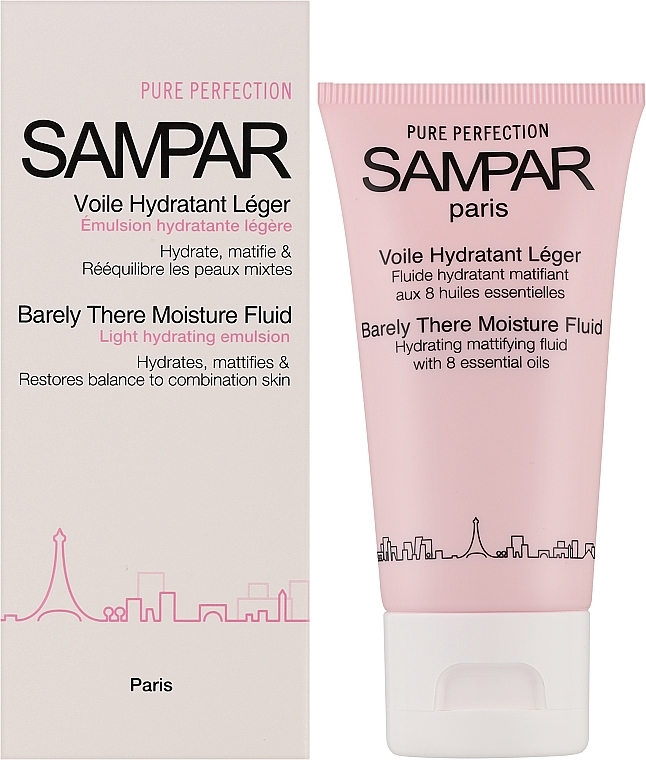 Флюид для жирной и комбинированной кожи - Sampar Barely There Moisture Fluid — фото N2