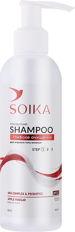 Шампунь для волос "Глубокое очищение" - Soika Shampoo — фото N1